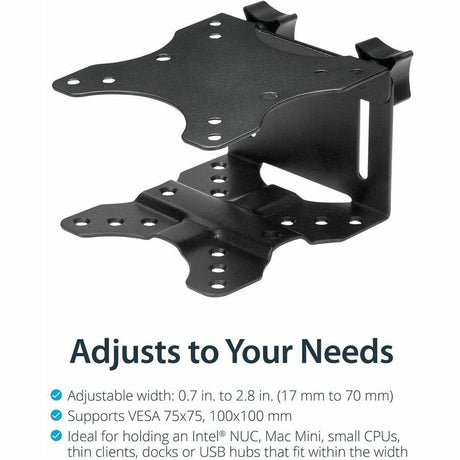 StarTech.com Thin Client Mount - VESA Mounting Bracket - Under Desk Computer Mount - Thin Client PC Monitor Mount
