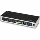 StarTech.com USB 3.0 Docking Station - Dual Monitor Laptop Dock with HDMI & DVI/VGA - 6x USB Type-A Hub, GbE - Universal Windows & Mac