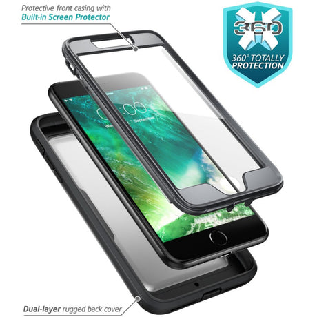 i-Blason Magma Carrying Case (Holster) Apple iPhone 8 Plus Smartphone - Black