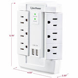 CyberPower CSP600WSURC2 Professional 6 - Outlet Surge with 1200 J