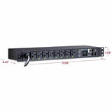 CyberPower PDU41002 Single Phase 100 - 120 VAC 20A Switched PDU