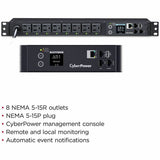 CyberPower PDU41001 Single Phase 100 - 120 VAC 15A Switched PDU