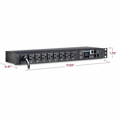 CyberPower PDU41001 Single Phase 100 - 120 VAC 15A Switched PDU