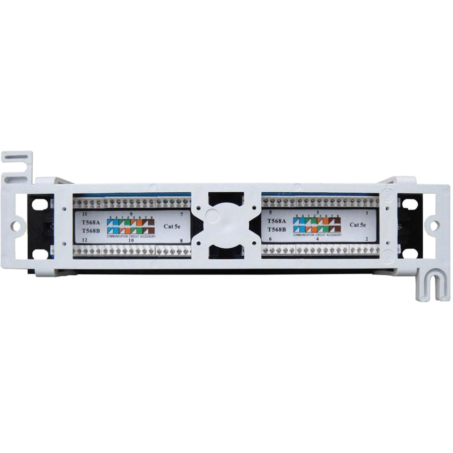 12PORT CAT5E PATCH PANEL WALL