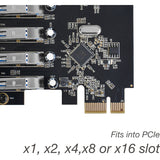 SIIG USB 3.0 7-Port Ext PCIe Host Adapter