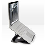 StarTech.com Portable Laptop Stand - Laptop Desk Stand - Adjustable Laptop Stand - Ergonomic Laptop Table Stand - Laptop Riser Stand