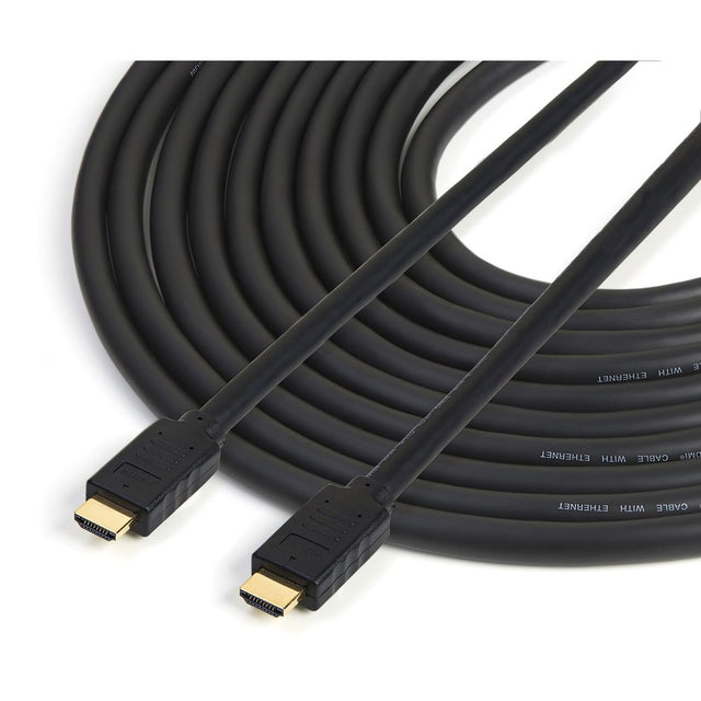 StarTech.com 50ft (15m) HDMI 2.0 Cable - 4K 60Hz UHD Active High Speed HDMI Cable - CL2 Rated for In Wall Install - Durable - HDR, 18Gbps