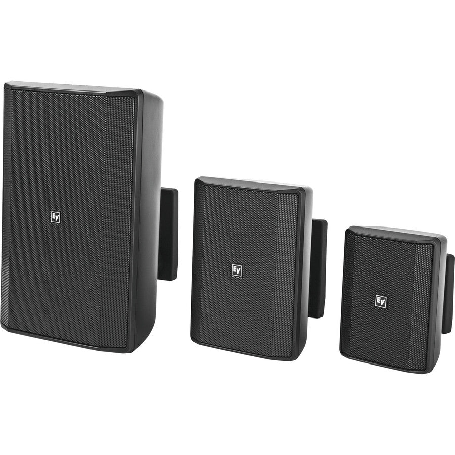 Electro-Voice Cabinet EVID-S4.2T 2-way Indoor/Outdoor In-ceiling, In-wall, Surface Mount, Wall Mountable Speaker - 15 W RMS - Black
