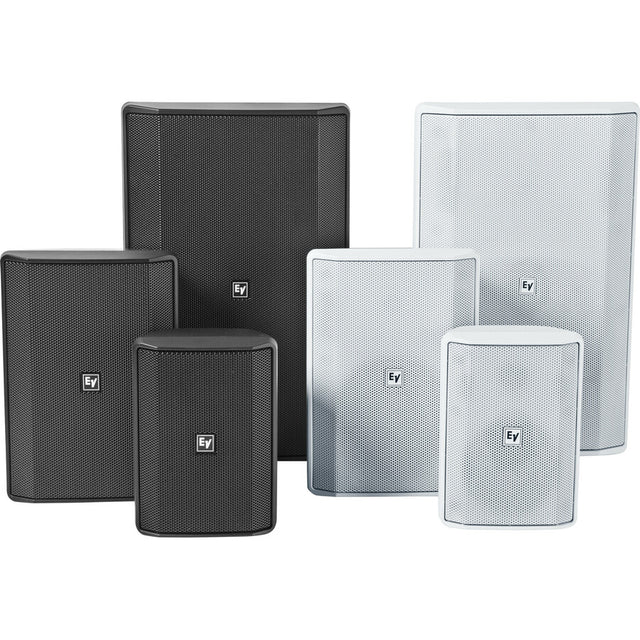 Electro-Voice Cabinet EVID-S4.2T 2-way Indoor/Outdoor In-ceiling, In-wall, Surface Mount, Wall Mountable Speaker - 15 W RMS - Black