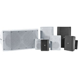 Electro-Voice Cabinet EVID-S8.2T 2-way Indoor/Outdoor In-ceiling, In-wall, Surface Mount, Wall Mountable Speaker - 90 W RMS - Black