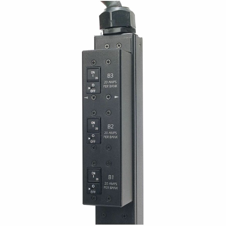 Rack PDU,Basic,Zero U,12.5kW,208V,(30)C13,(6)C19;10' Cord