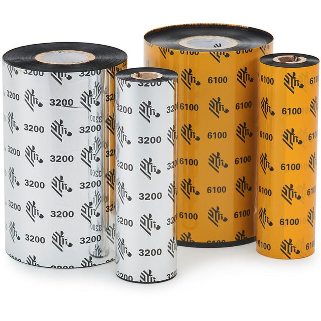 Zebra Wax Resin Ribbon 2.24inx242ft 3200 High Performance 0.5in core