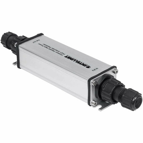 Intellinet Network Solutions Outdoor Gigabit High-Power PoE+ Extender Repeater, Extends Range Beyond the 328 ft (100 m) Limit, Metal Housing, IP65