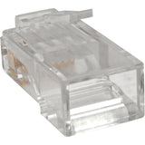 Eaton Tripp Lite Series Cat6 RJ45 Modular Plug for Round Stranded UTP Conductor 4-Pair, 100 Pack