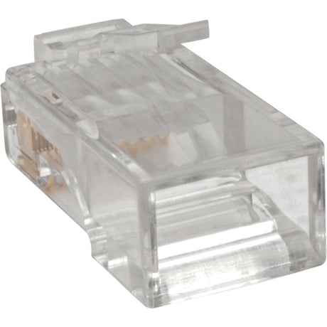 Eaton Tripp Lite Series Cat6 RJ45 Modular Plug for Round Stranded UTP Conductor 4-Pair, 100 Pack
