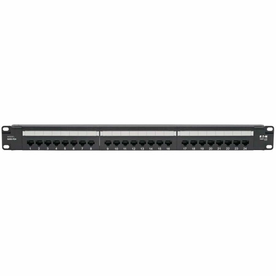 24-PORT CAT6 PATCH PANEL POE
