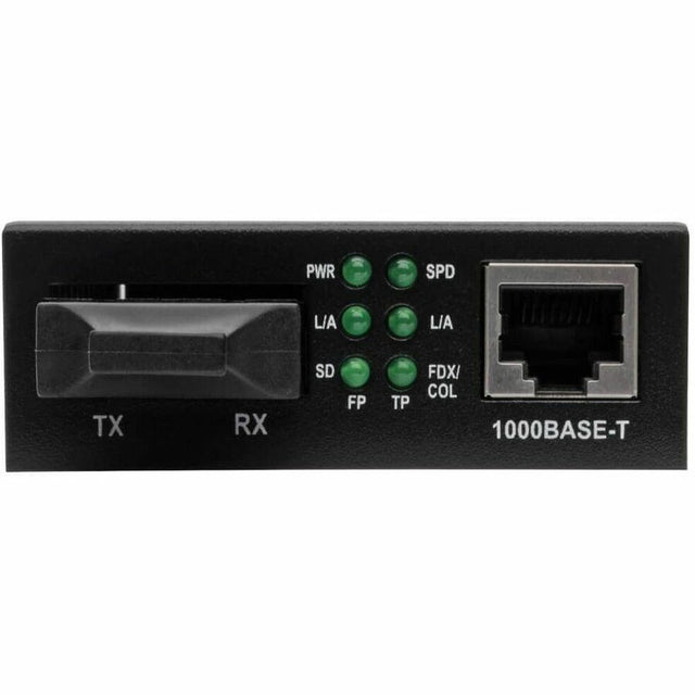 Eaton Tripp Lite Series Gigabit Multimode Fiber to Ethernet Media Converter, 10/100/1000 SC, International Power Supply, 850 nm, 550M (1804.46 ft.)
