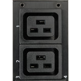 Eaton 3.7kW Single-Phase 208/230V Monitored PDU - LX Platform, 18 C13, 2 C19 Outlets, C20 / L6-20P Inputs, 0U 900mm Height, TAA