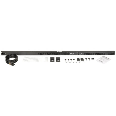 Eaton 3.7kW Single-Phase 208/230V Monitored PDU - LX Platform, 20 C13, 4 C19 Outlets, C20 Input with L6-20P Adapter, 0U 1778mm Height, TAA