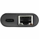Eaton Tripp Lite Series USB-C to Gigabit Network Adapter with USB-C PD Charging - Thunderbolt 3, Black