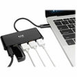 Eaton Tripp Lite Series 4-Port USB-C Hub, USB 3.x (5Gbps), 4x USB-A Ports, 60W PD Charging, Black
