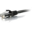 C2G 1ft Cat6 Ethernet Cable - Snaglass Unshielded (UTP) - Black