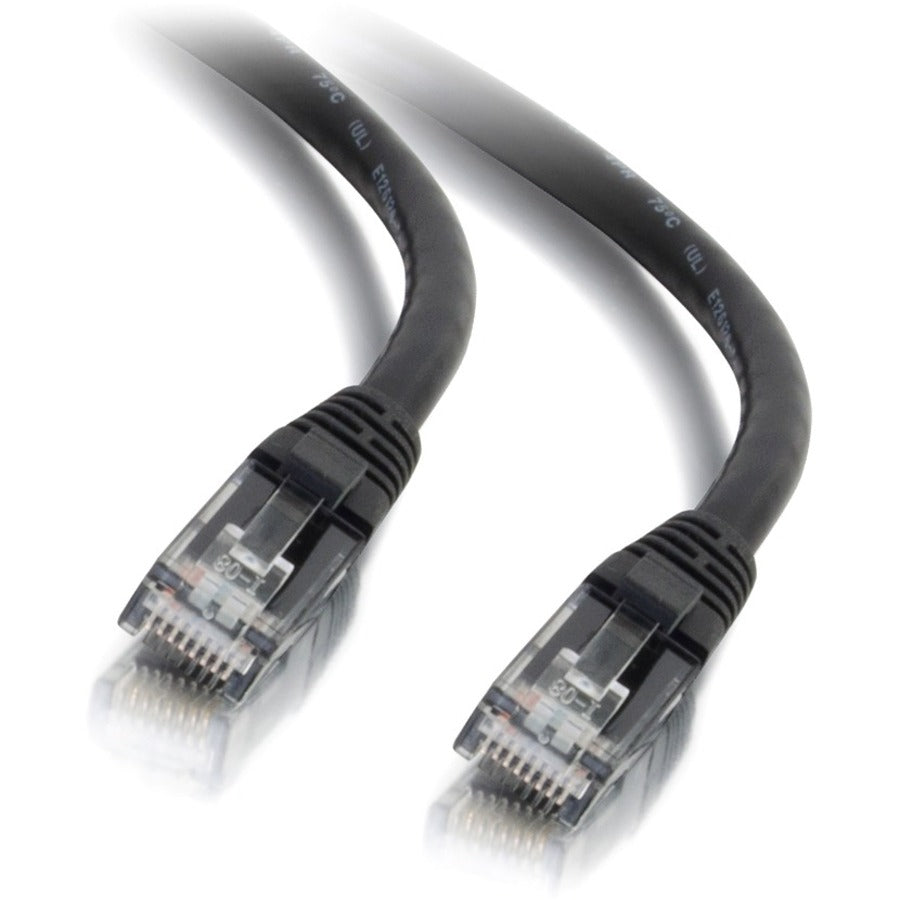 C2G 3ft Cat6 Snagless Unshielded UTP Ethernet Network Patch Cable (RJ45), Black, Standard RJ45 Connectors, 5600pf/100m
