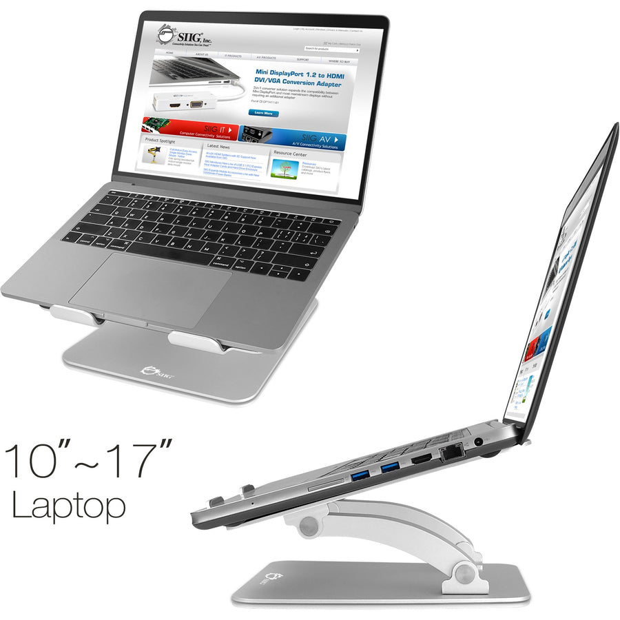 ADJUSTABLE ALUMINUM LAPTOP