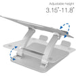 SIIG Adjustable Aluminum Laptop Stand for Macbook and PC