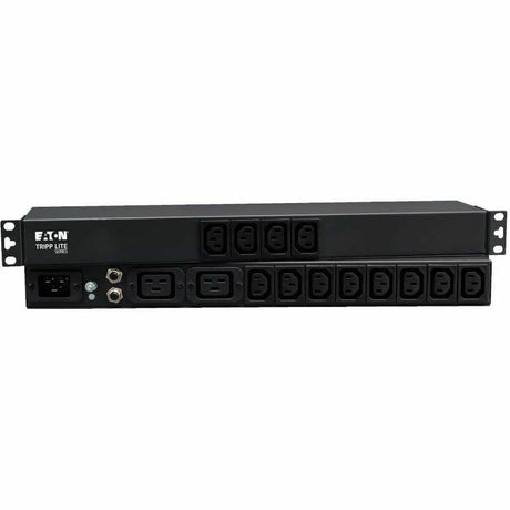 Eaton Tripp Lite Series 1.9-3.8kW Single-Phase 120-240V Basic PDU, 14 Outlets (12 C13 & 2 C19), C20 16A Input, 1U Rack-Mount