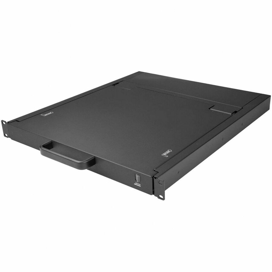 StarTech.com Rackmount KVM Console - 1U 19" LCD Monitor Single Port VGA KVM Server Rack Drawer includes Cables & Hardware - USB Support