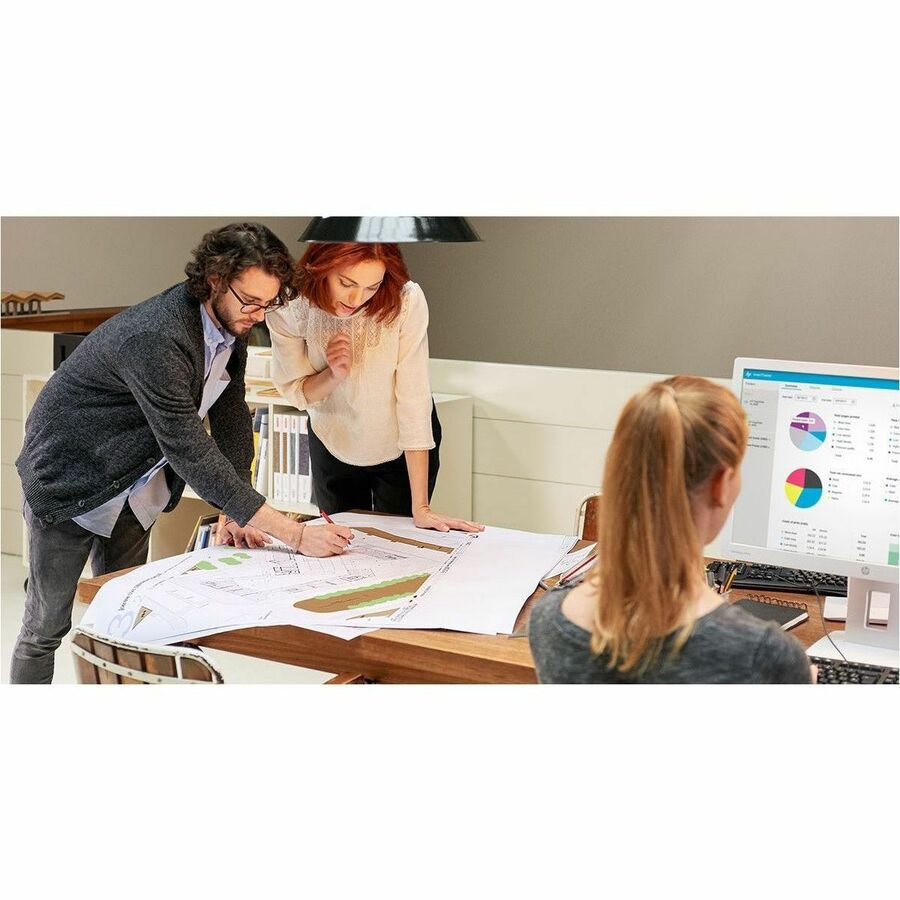 HP 4-mil Double Matte Film, 3-in Core - 34in x 150ft