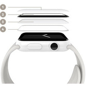 Belkin ScreenForce UltraCurve Screen Protection (Series 1, 42mm) Crystal Clear