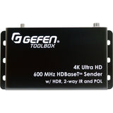Gefen 4K Ultra HD 600 MHz HDBaseT Extender w/ HDR, 2-Way IR, And POL