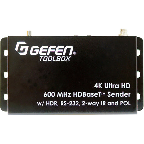 Gefen 4K Ultra HD 600 MHz HDBaseT Extender, 18.2 Gbps, 264ft/80m HDMI, RS-232 & Bi-Directional IR, 12-bit Deep Color, HDR, Dolby Atmos, HDCP 2.2 Support