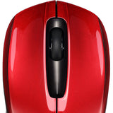 WRLS OPTICAL WHEEL MOUSE RED