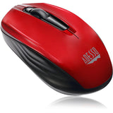 WRLS OPTICAL WHEEL MOUSE RED