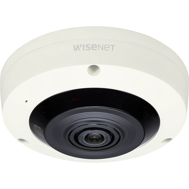 Wisenet XNF-8010R 6 Megapixel Indoor Network Camera - Fisheye - Ivory