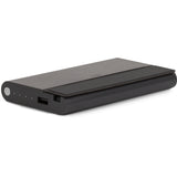 Moshi IonBank 10K Portable Battery with Built-in Cables, Lightning and USB, Ultra-slim, Fast-charging, Vegan Leather and Aluminum Construction