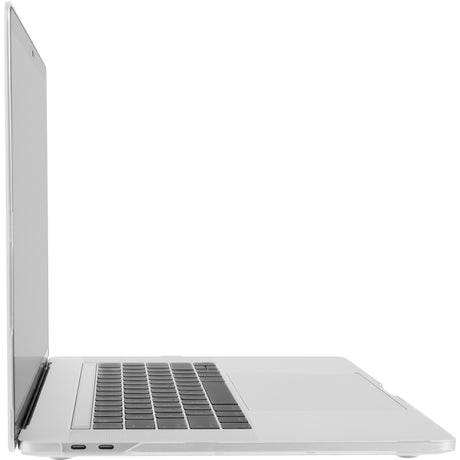 Moshi iGlaze Hardshell Case for 15-inch MacBook Pro (Thunderbolt 3/USB-C) 2016-2019, Stealth Clear, Ultra-slim, Two-piece Design, 360-degree Protection, Rubber Feet, Ventilation Holes