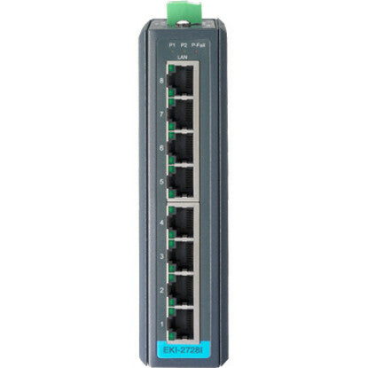 Advantech 8-port Industrial Unmanaged GbE Switch W/T