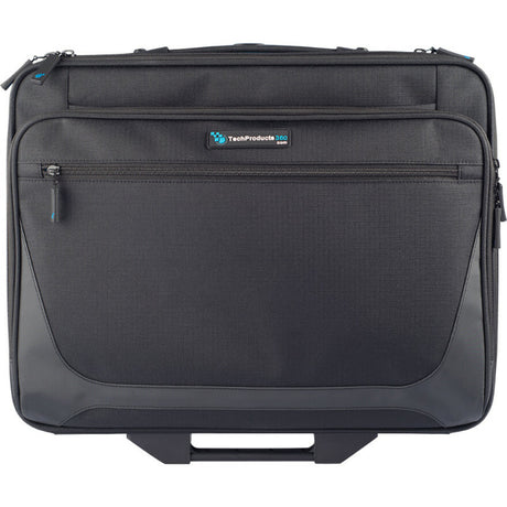 TechProducts360 Essential Carrying Case (Roller) for 17" Notebook - Black