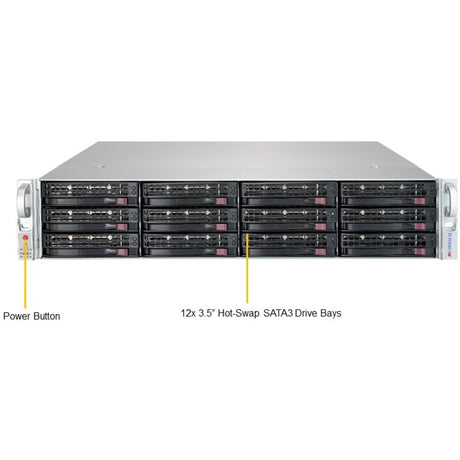 Supermicro SuperStorage 5029P-E1CTR12L Server Barebone System - 2U Rack-mountable - Socket P LGA-3647 - 1 x Processor Support