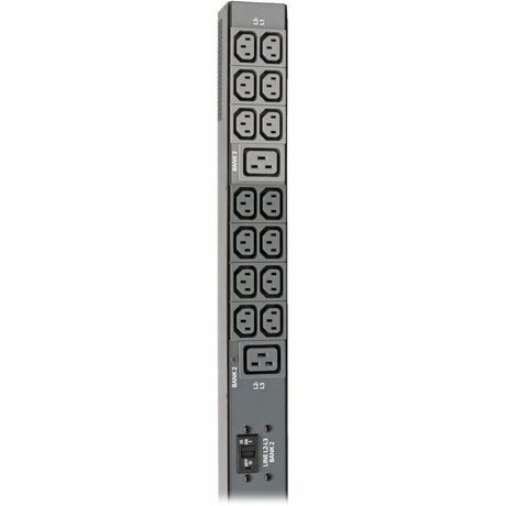 Eaton 10kW 200-240V 3PH Monitored PDU - LX Interface, Gigabit, 48 Outlets, NEMA L21-30P, LCD, 3 m Cord, 0U 1.8 m Height, TAA