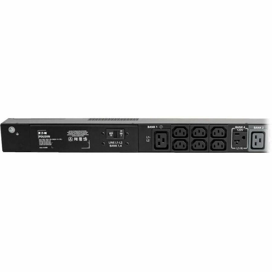 Eaton 8.6kW 208/120V 3PH Monitored PDU - LX Interface, Gigabit, 45 Outlets, L21-30P Input, LCD, 1.8 m Cord, 0U 1.8 m Height, TAA