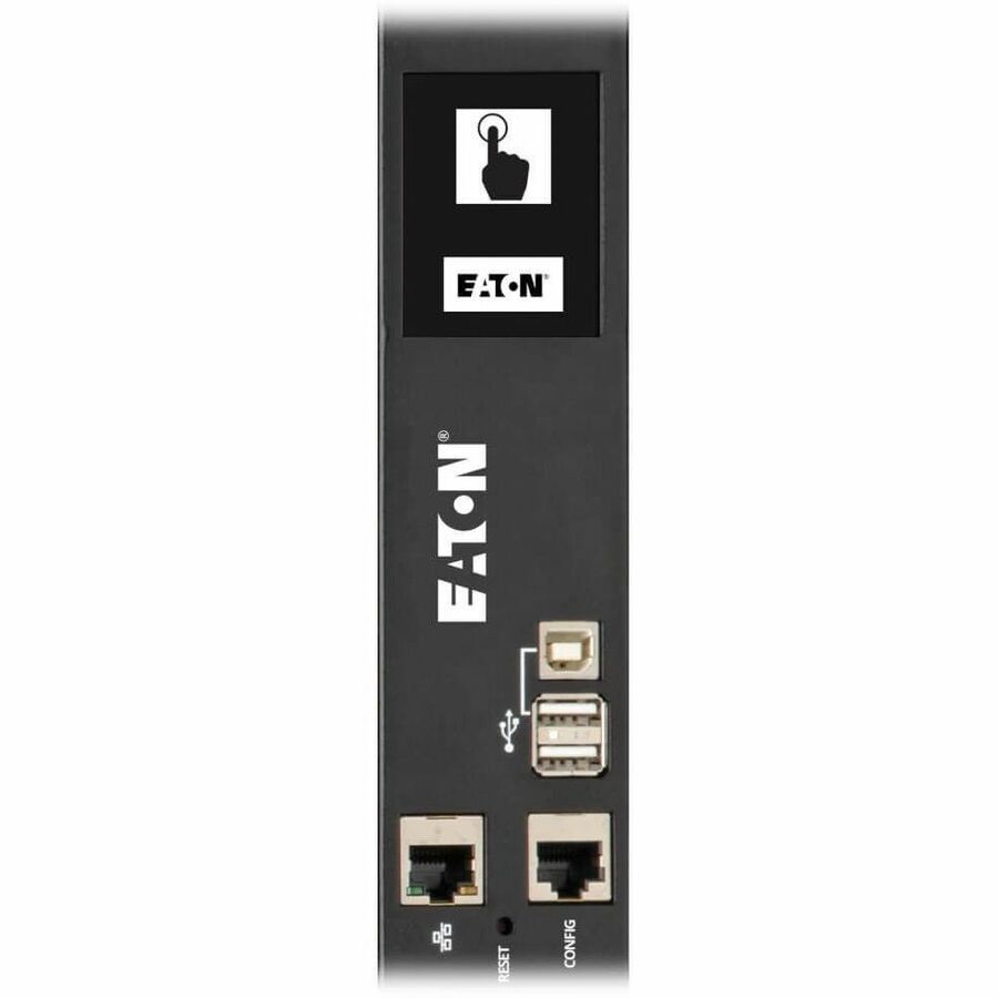 Eaton 8.6kW 208/120V 3PH Monitored PDU - LX Interface, Gigabit, 45 Outlets, L21-30P Input, LCD, 1.8 m Cord, 0U 1.8 m Height, TAA