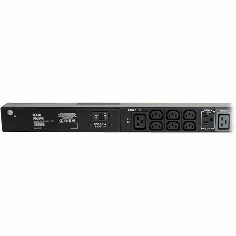 Eaton 8.6kW 208/120V 3PH Monitored PDU - LX Interface, Gigabit, 45 Outlets, L21-30P Input, LCD, 1.8 m Cord, 0U 1.8 m Height, TAA