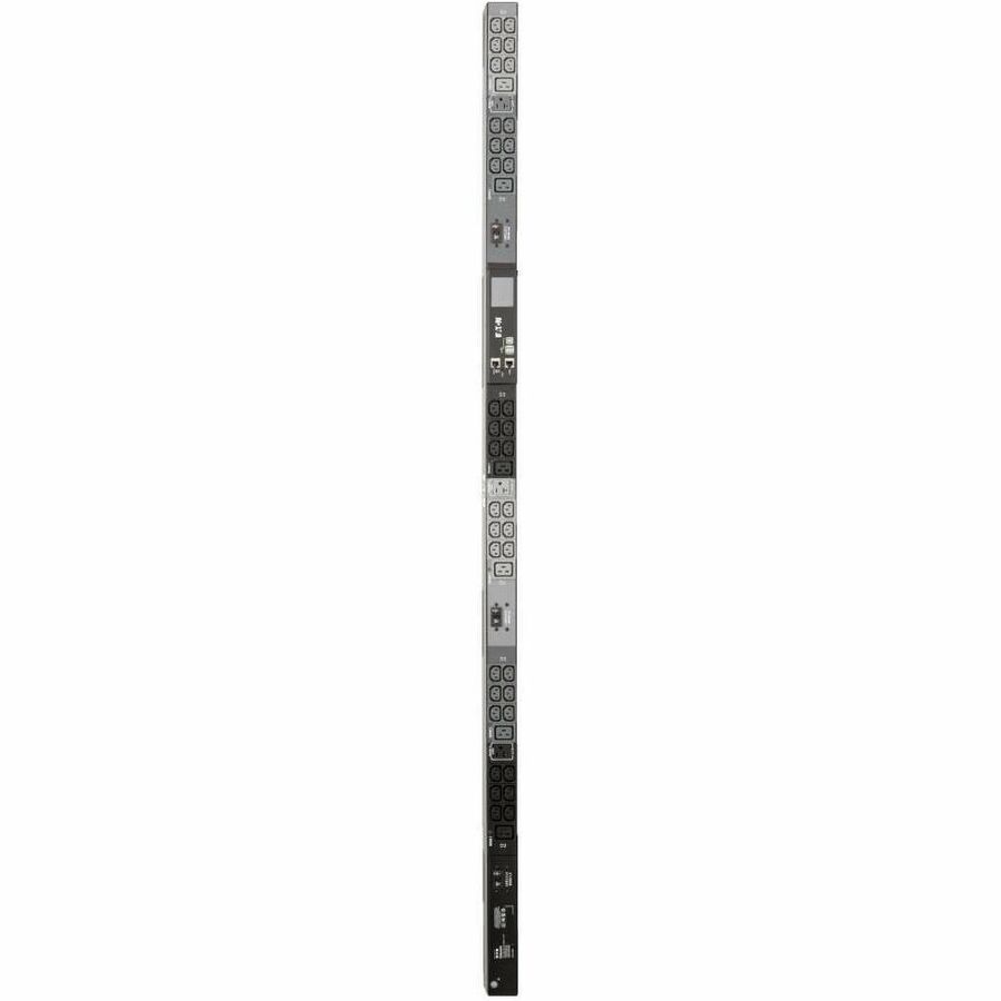 Eaton 8.6kW 208/120V 3PH Monitored PDU - LX Interface, Gigabit, 45 Outlets, L21-30P Input, LCD, 1.8 m Cord, 0U 1.8 m Height, TAA
