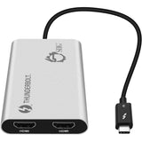 SIIG Thunderbolt V3 to Dual HDMI Adapter - HDMI 2.0
