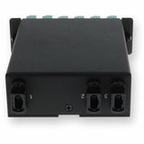 AddOn 4-Bay Cassette 3x 12-Fiber MPO In, 12 LC Duplex Out, Multi-mode Duplex OM4